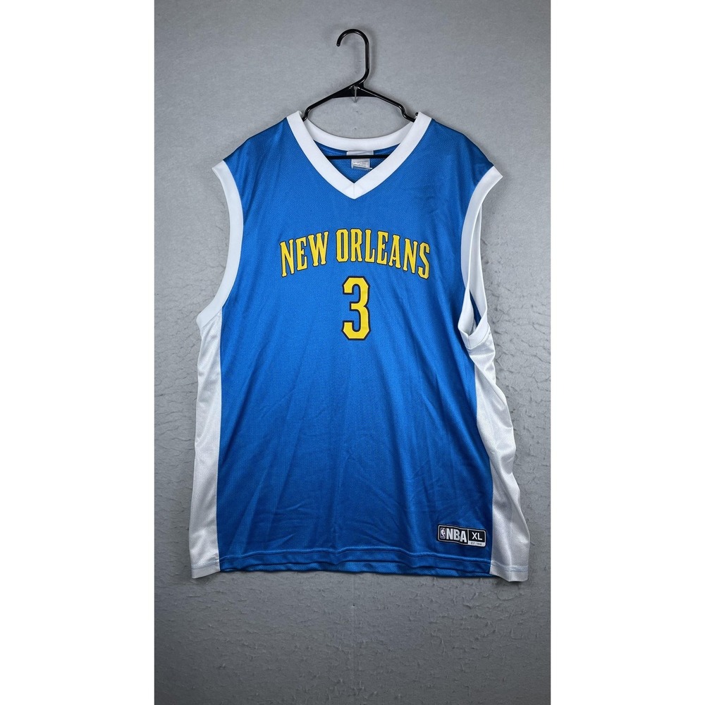 New Orleans Hornets Jersey Mens XL Blue NBA Basketball‎ Chris Paul 3 Est 1946
